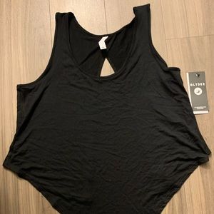 NWT Glyder workout top, black size M